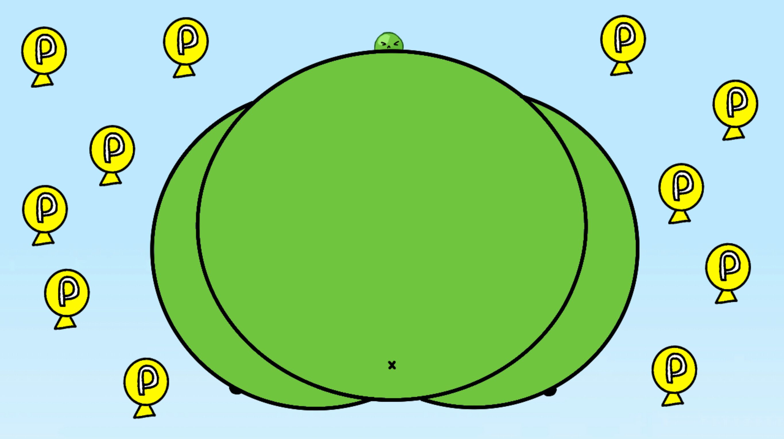 a Pea balloon and some P balloons by skelllerzHD on DeviantArt