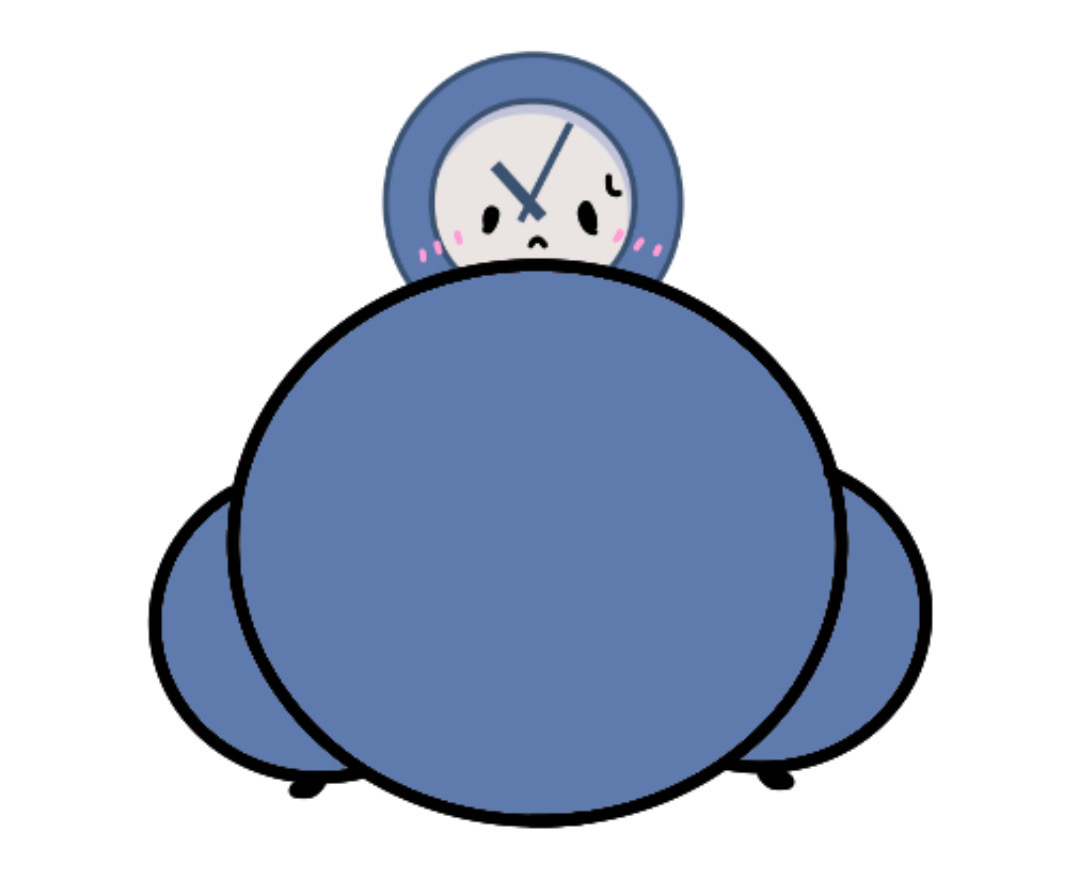 Chubby Clock by skelllerzHD on DeviantArt