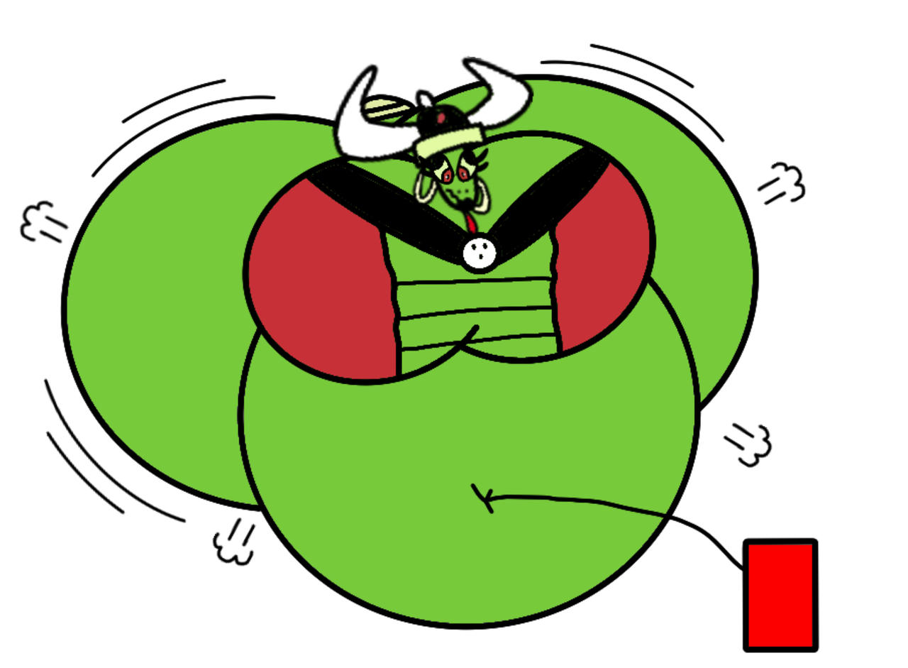 More Lady Hiss Inflation because I love her X3 by skelllerzHD on DeviantArt