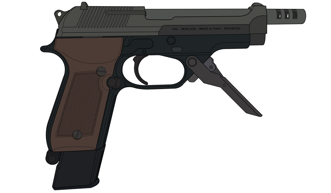 93r Beretta 93R by Tharn666 on DeviantArt