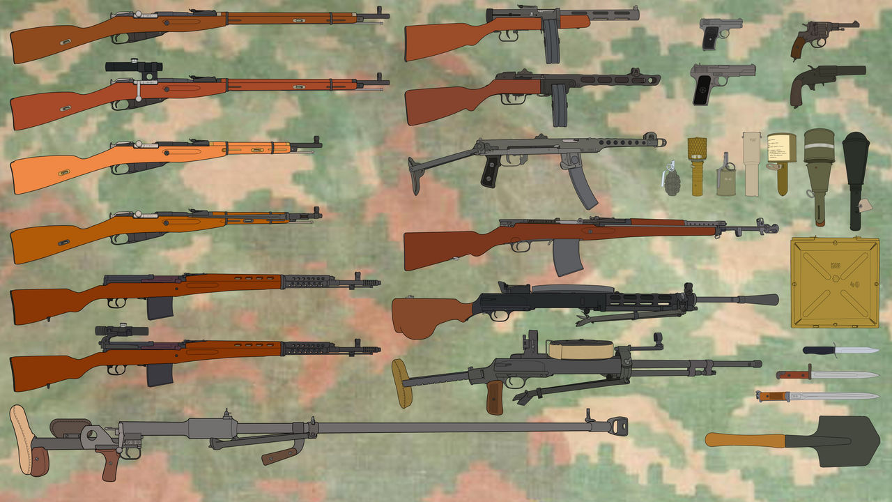 Soviet weapons of World War 2 (Wallpaper) (2) by Tharn666 on DeviantArt