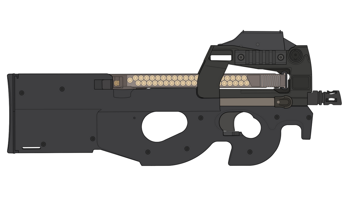 P90 Coloring FN P90 by Tharn666 on DeviantArt