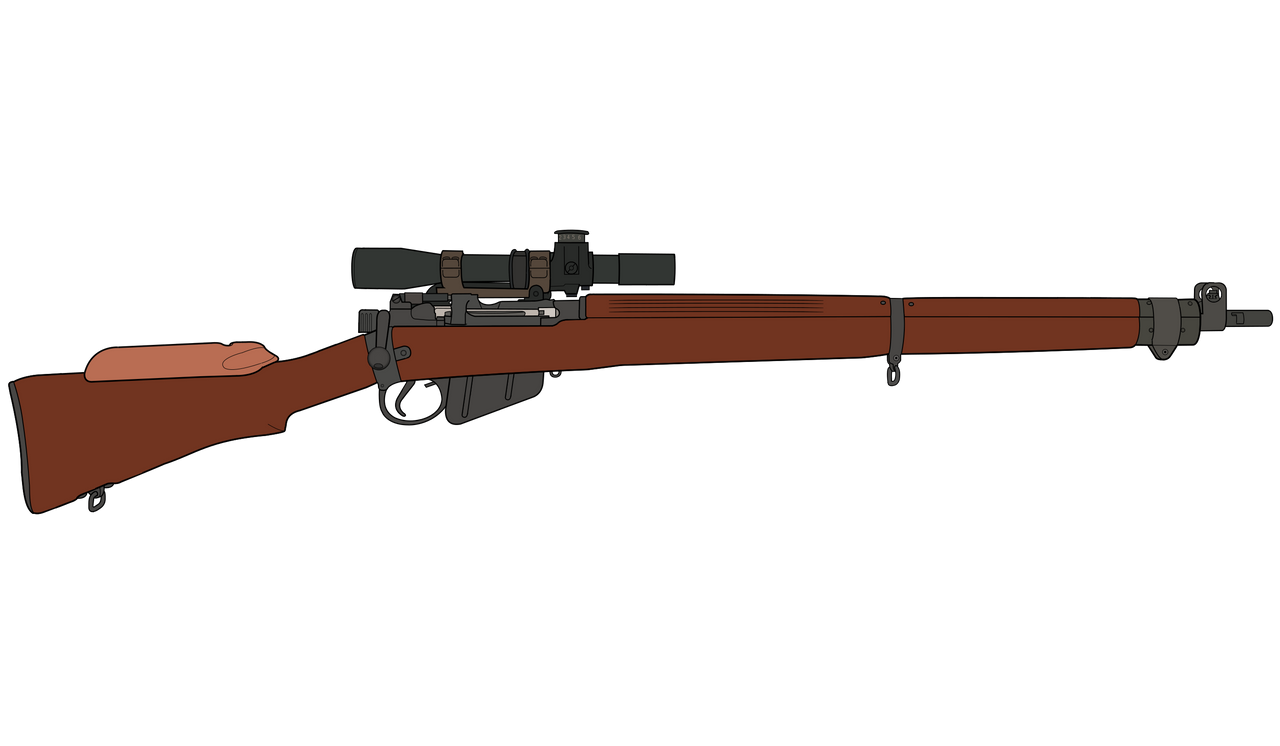 Lee-Enfield No.4 Mk I (T) by Tharn666 on DeviantArt