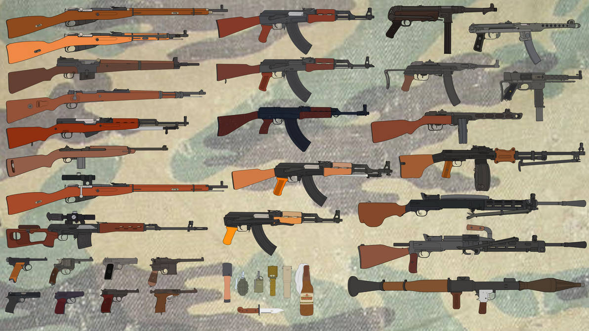Communist weapons of the Vietnam War (Wallpaper) by Tharn666 on DeviantArt