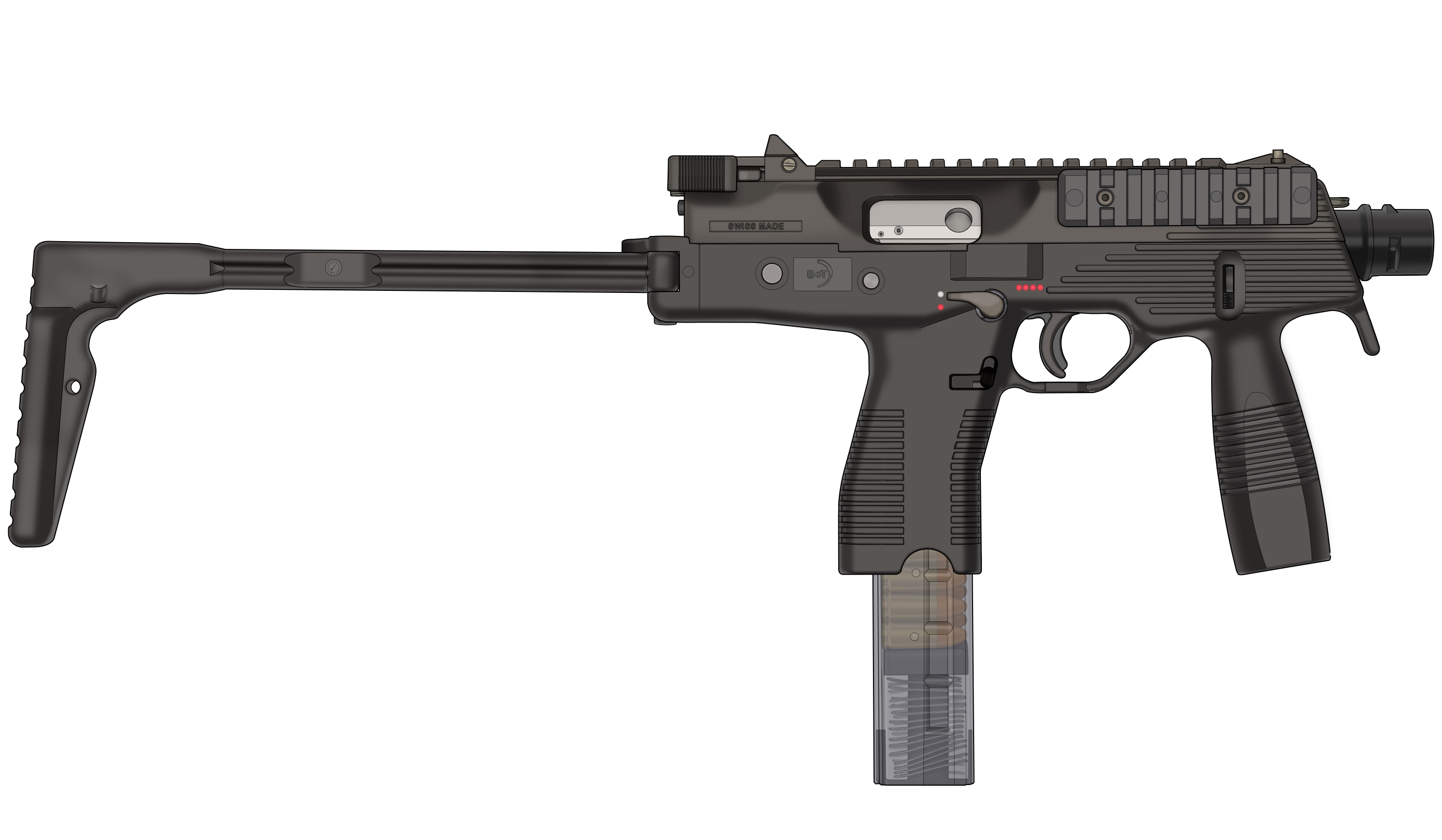 Brugger and Thomet MP9 by Tharn666 on DeviantArt