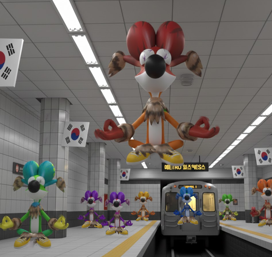 Psychic poodles enters Korea.
