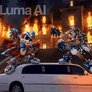 Battle in the limo