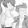 Fry and Leela