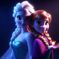 Elsa and Anna