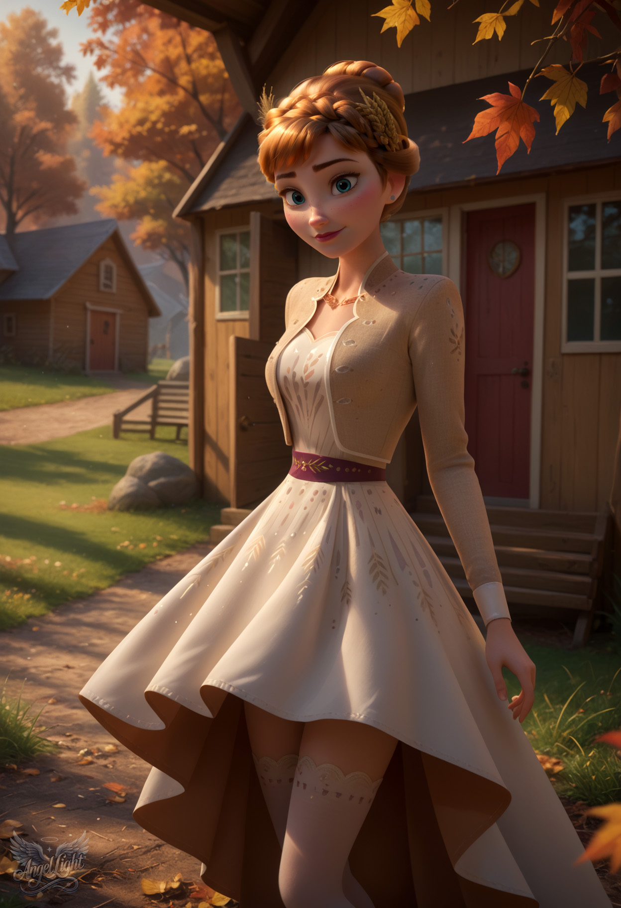 Anna Spring Character Anna by alluring-artwork on DeviantArt