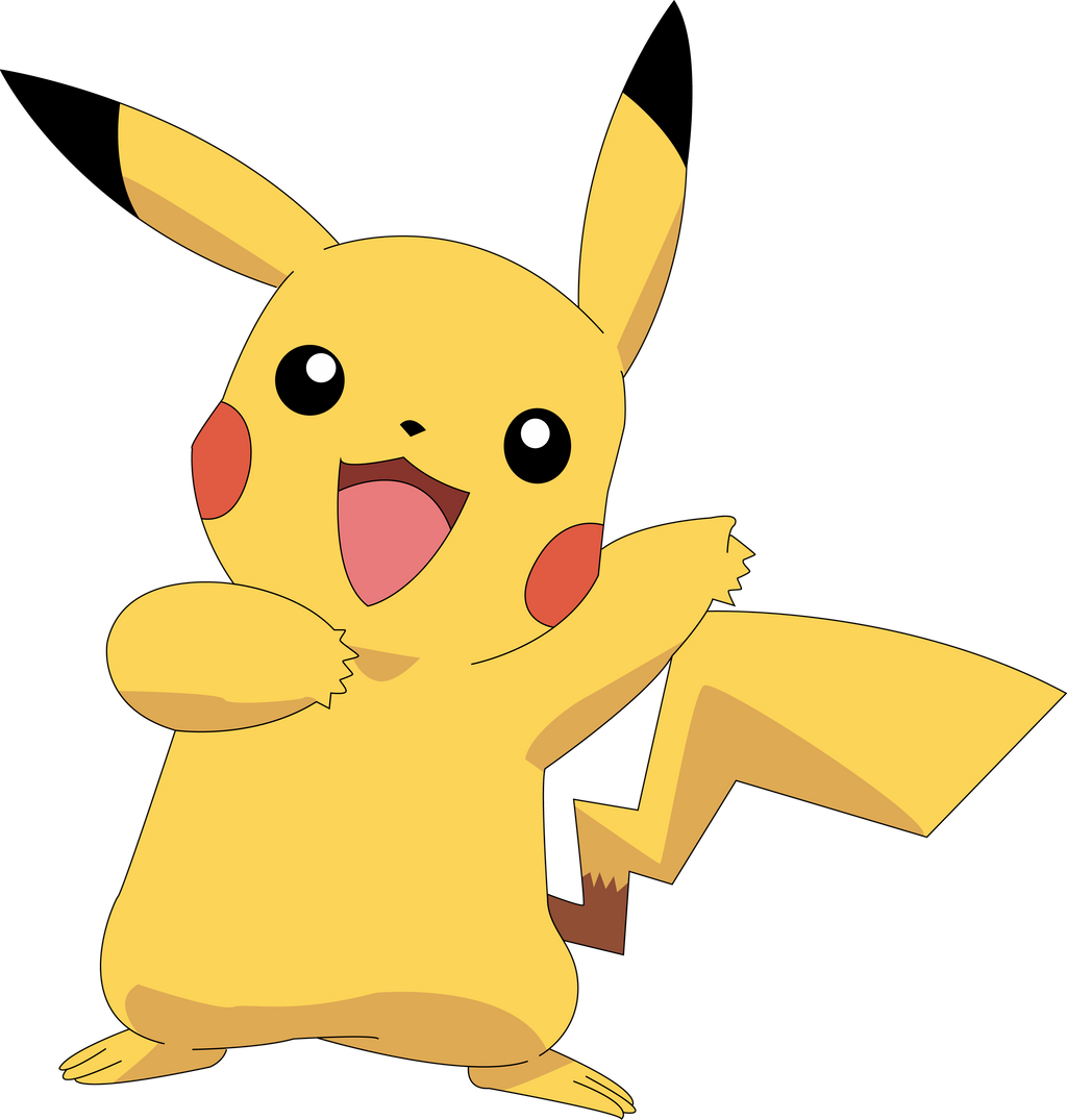 Pikachu Pointing Vector Pikachu Vector by Ghostly-Tom on DeviantArt