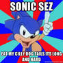 sonic sez something for tails