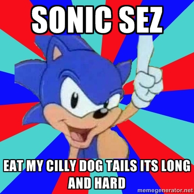 sonic sez something for tails