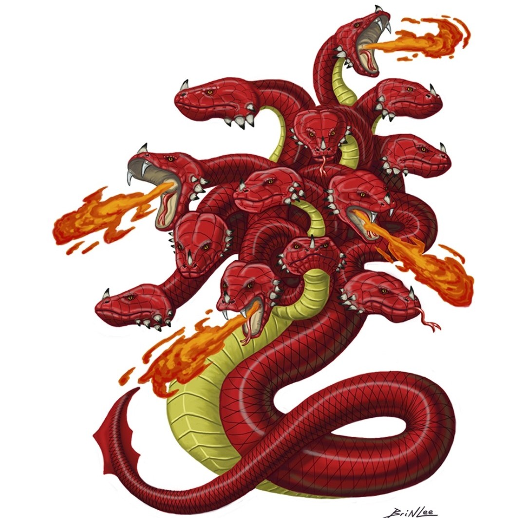13 headed Pyro hydra by jeffnado2000 on DeviantArt