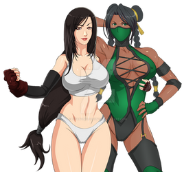 Jade and Tifa