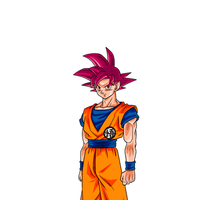 Son Goku (Super Saiyan God) by OtakuRenderUploads on DeviantArt