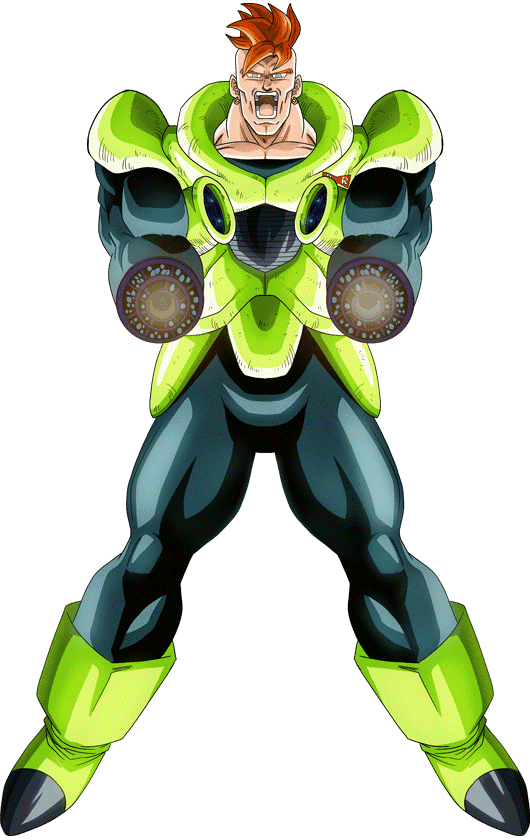 Android 16 render 8 by Maxiuchiha22 on DeviantArt