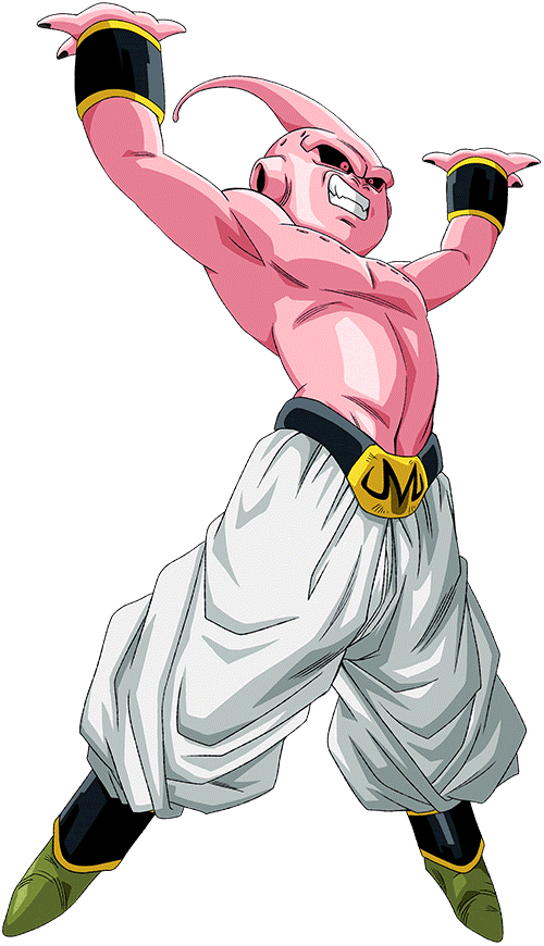 Kid Buu (PNG) by VegWasTaken on DeviantArt