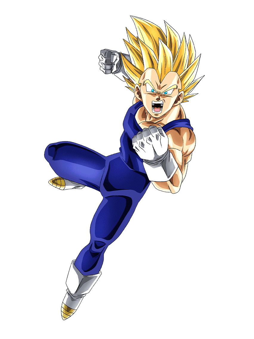 Majin Vegeta SSJ2 - RENDER - DOKKAN BATTLE by FradayEsmarkers on DeviantArt