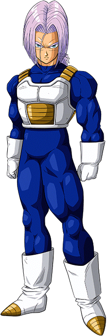 Future Trunks in Saiyan armor render 2