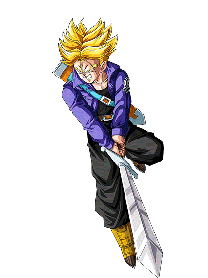 Future Trunks SSJ2 render [Dokkan Battle] by Maxiuchiha22 on DeviantArt