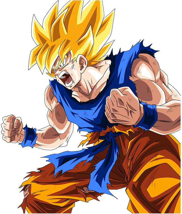 Goku Ssj Namek Saga Render 4 By Maxiuchiha22 On Deviantart