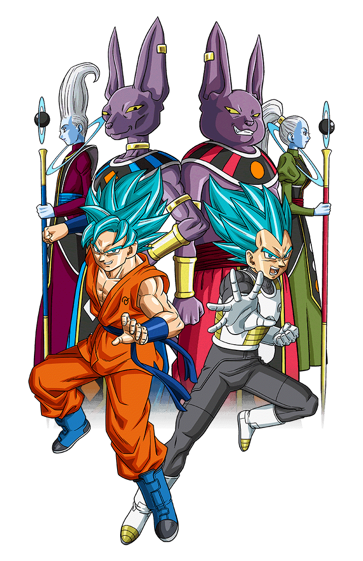 GOKU E VEGETA CONHECEM O IRMÃO GEMEO DO BILLS O CHAMPA SAMA #anime #dr