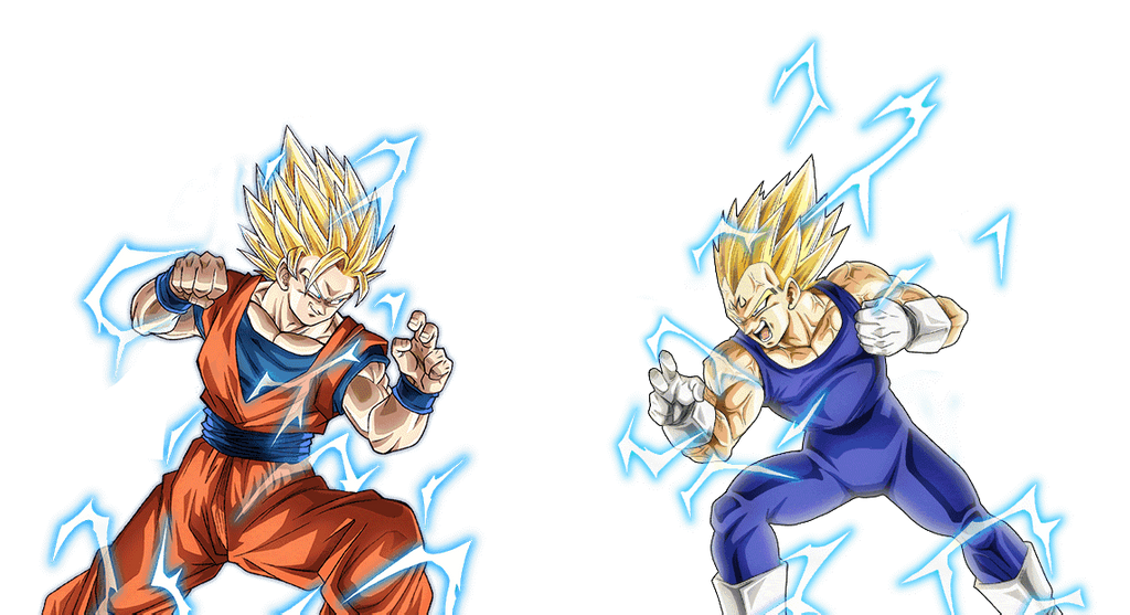 Majin Vegeta vs. Goku by bibloodykisses on DeviantArt