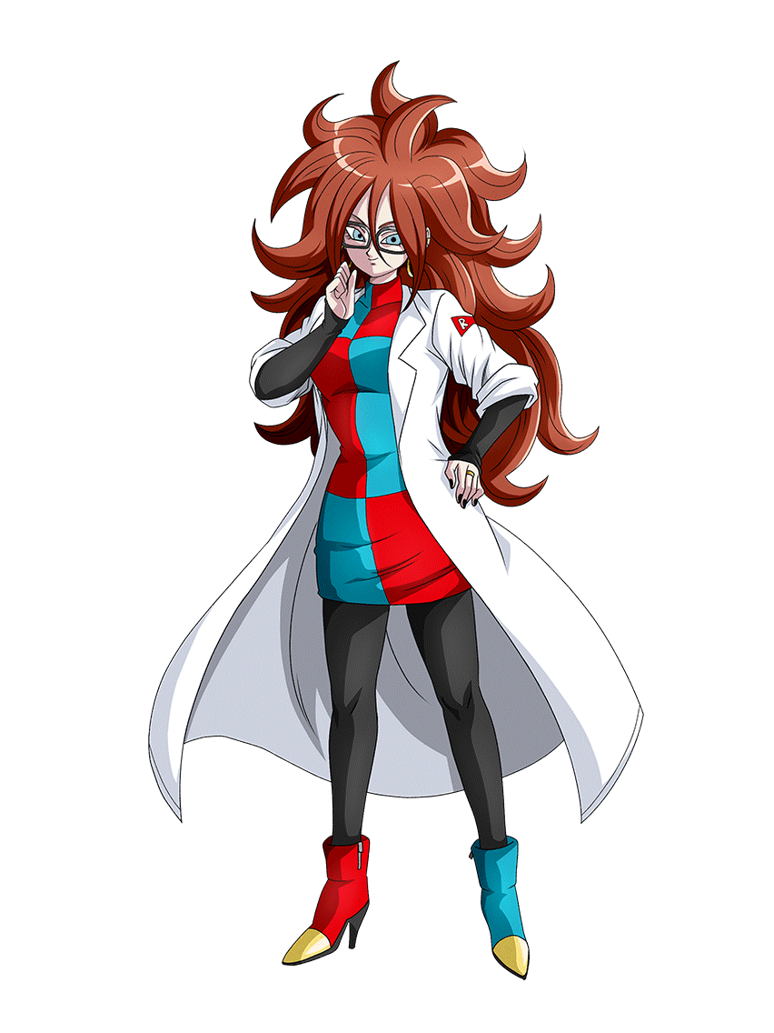 Android 21 (Fighter Z) render Dokkan Battle by ...