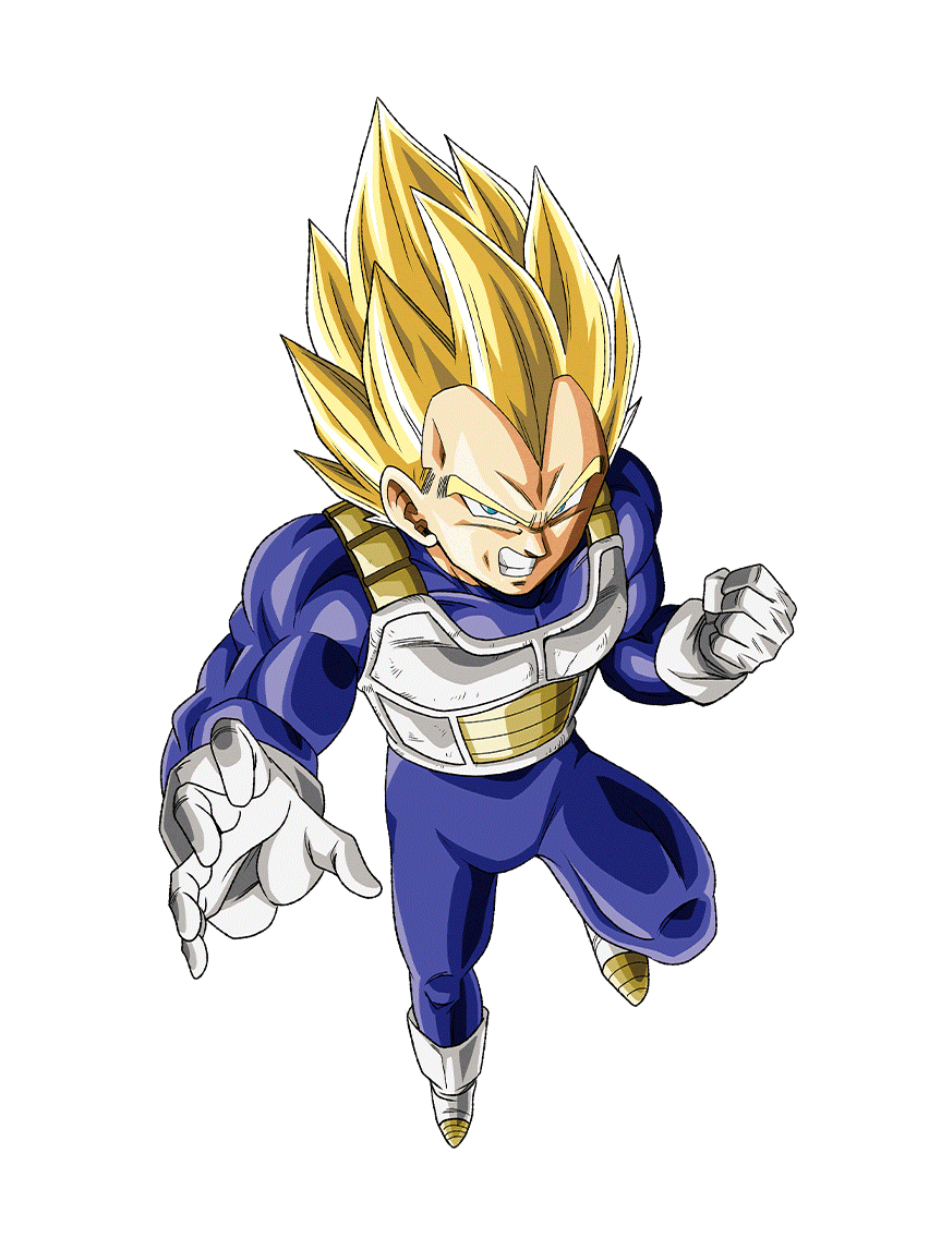 Majin Vegeta SSJ2 - RENDER - DOKKAN BATTLE by FradayEsmarkers on DeviantArt