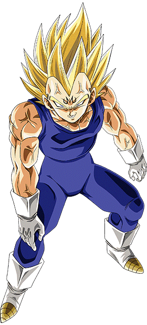 Majin Vegeta Ssj2 1 by  on @DeviantArt