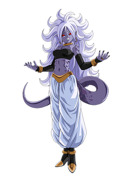 Android 21 Evil (Fighter Z) Cell absorbed render 4