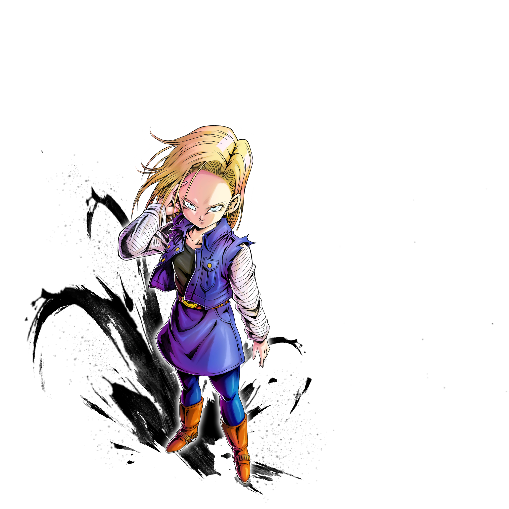 Android 18 render 23 - Dragon Ball Legends by maxiuchiha22 ...