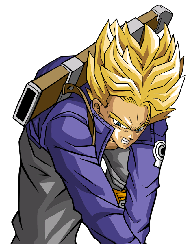 Trunks del futuro ssj4 limit breaker by becean on DeviantArt