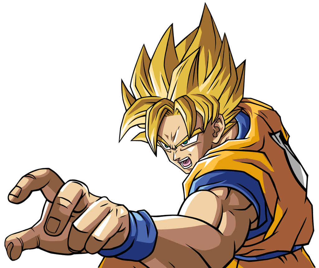 Goku SSJ render [DBS Card Game] by Maxiuchiha22 on DeviantArt