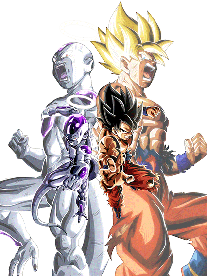 Dragon Ball Super Frieza And Goku Vs Jiren Goku and Frieza vs Jiren render 2 Dokkan Battle by Maxiuchiha22 on