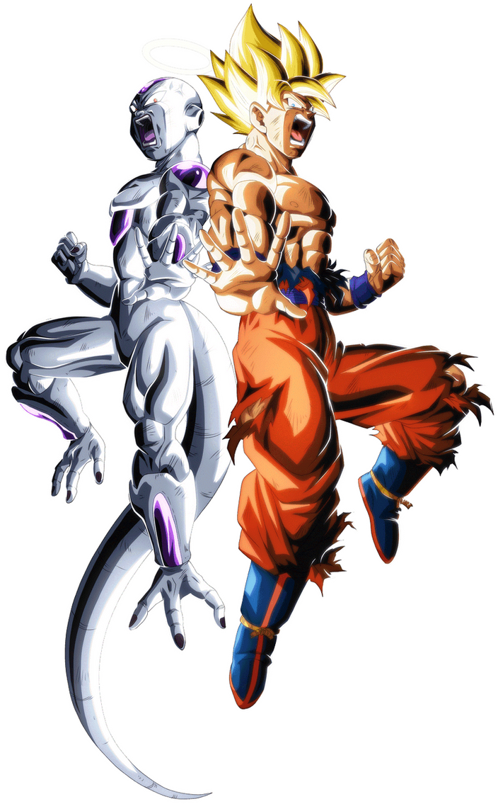 Goku and Frieza vs Jiren render Dokkan Battle by Maxiuchiha22 on DeviantArt