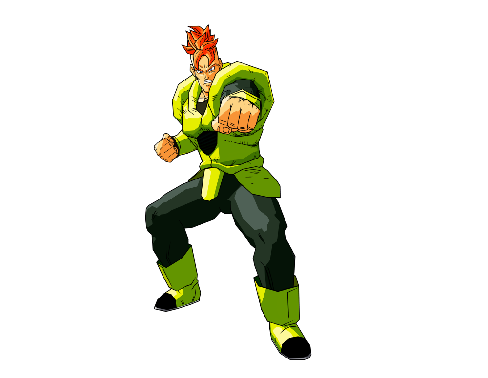 Android 16 render [Budokai 3] by Maxiuchiha22 on DeviantArt