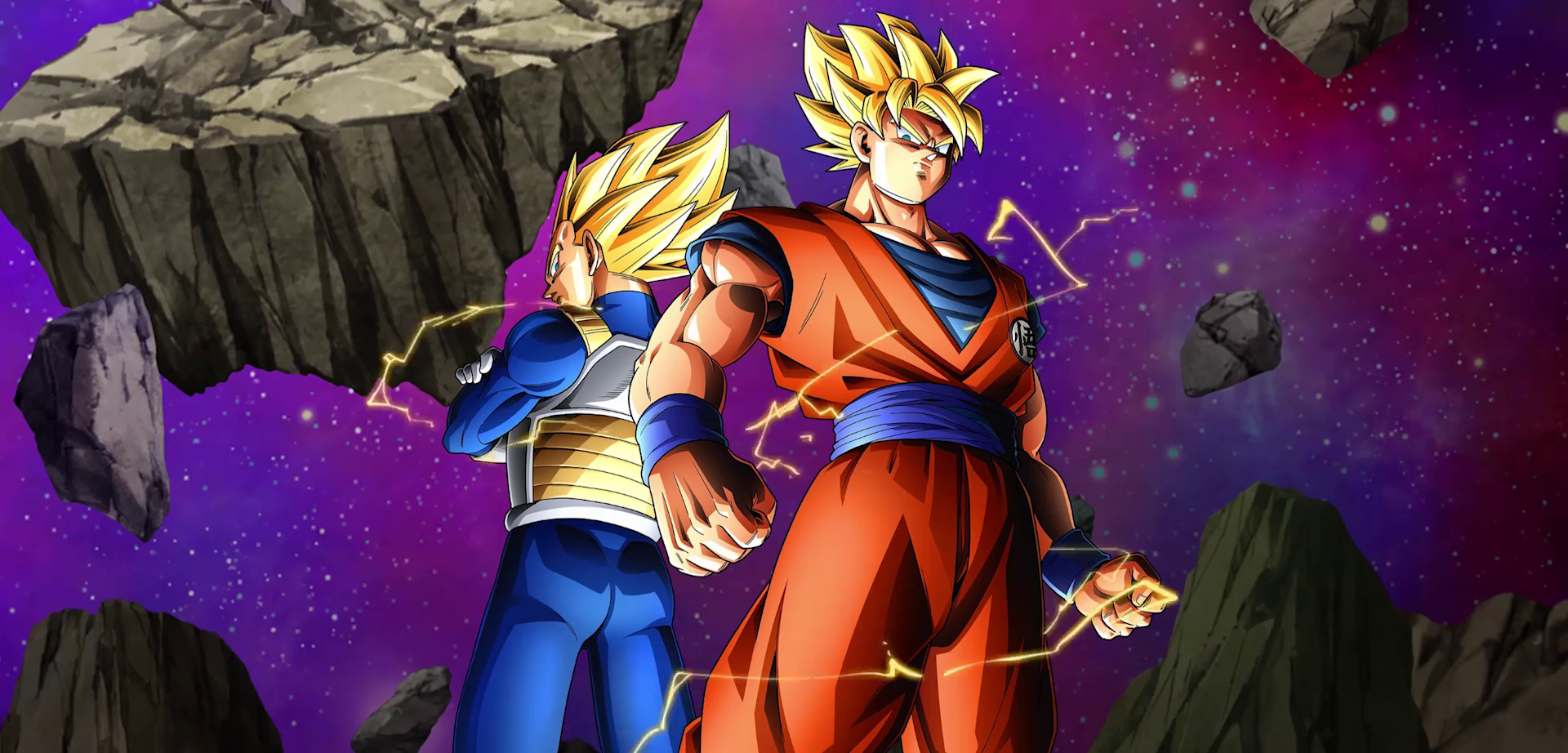 Goku SSJ3 and Vegeta SSJ2 LR (4K Wallpaper) by Omarcupidi2007 on DeviantArt