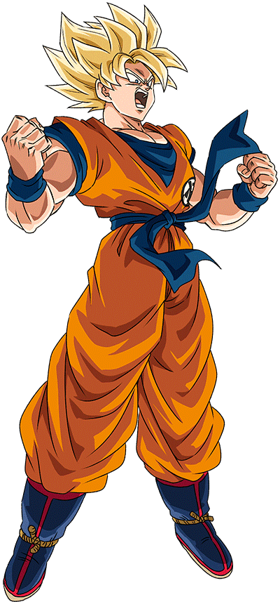  Goku  SSJ Broly  Movie  2022 render Dokkan Battle by 