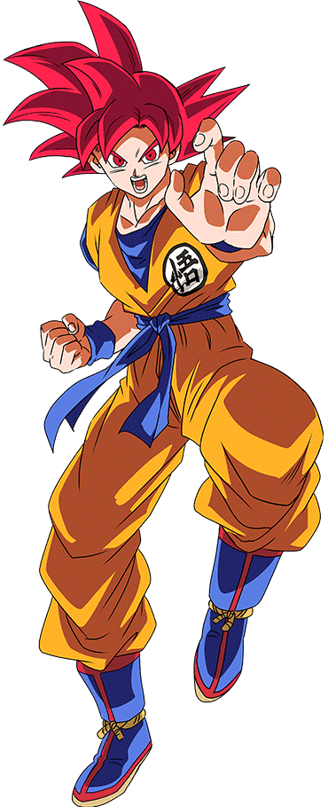 Goku Super Saiyan God by FheR85 on DeviantArt