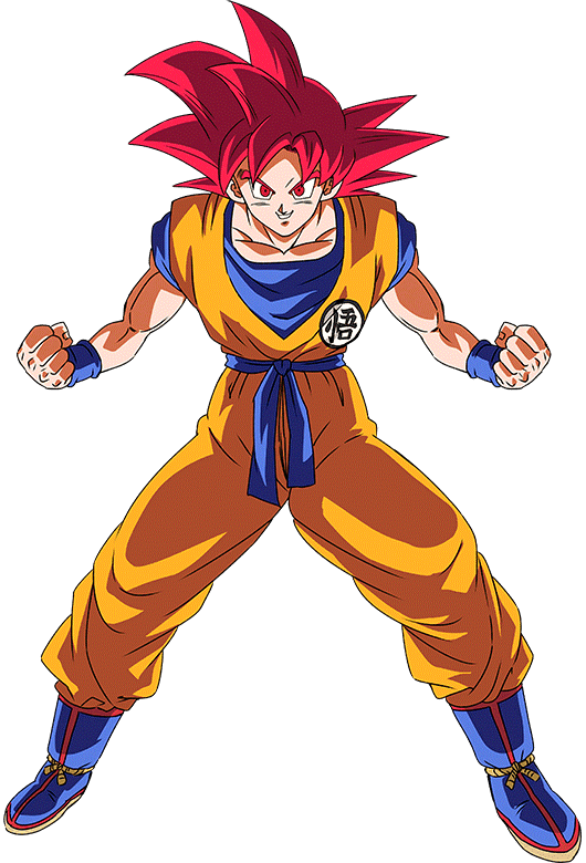 Goku Super Saiyan God render 2 [Dokkan Battle] by Maxiuchiha22 on DeviantArt