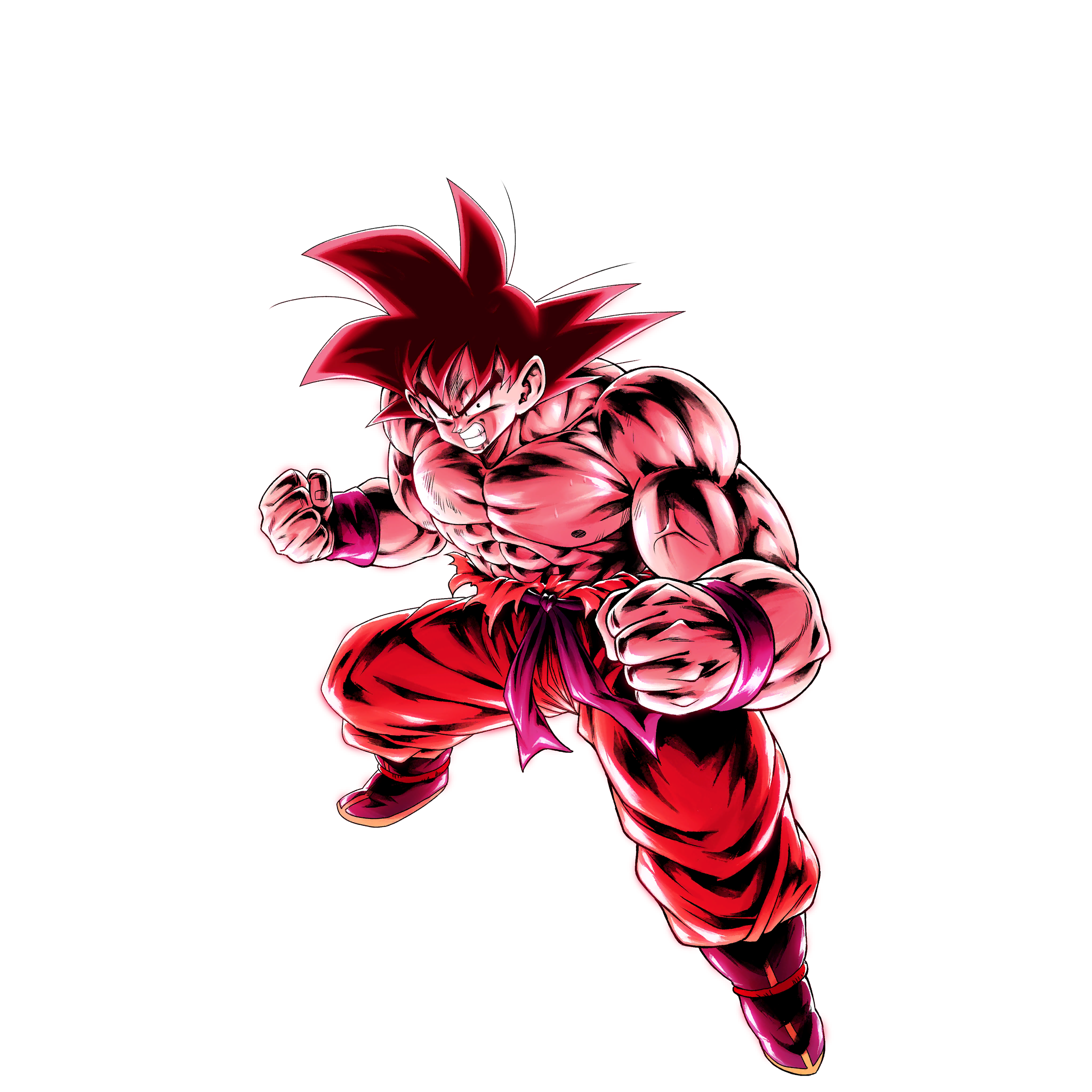 Goku Kaioken (Saiyan Saga) render DB Legends by ...