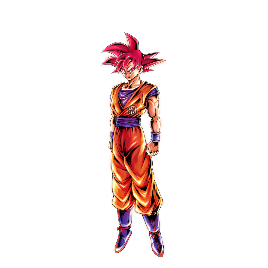 Goku Super Saiyan God render [DB Legends] by Maxiuchiha22 on DeviantArt