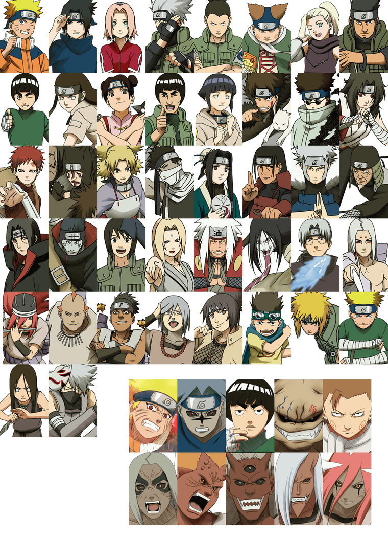 Character Selection [Ultimate Ninja 5] by Maxiuchiha22 on DeviantArt