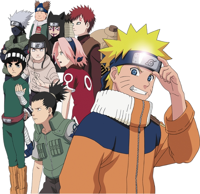 Naruto Uzumaki and Friends 2560x1440 HDTV Wallpaper
