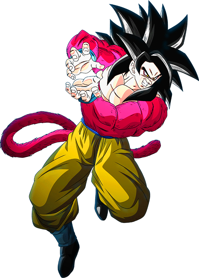 Goku SSJ4 render 9 [Dokkan Battle] by Maxiuchiha22 on DeviantArt