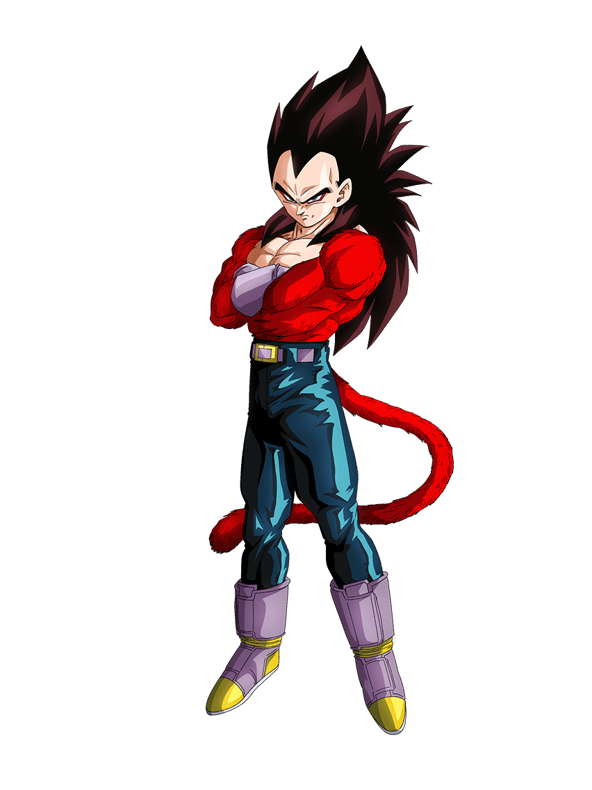 Goku - Vegeta SSJ4 render 2 [Dokkan Battle] by maxiuchiha22 on DeviantArt