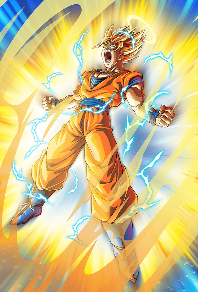 Goku SSJ2 card [Bucchigiri Match] by Maxiuchiha22