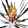 Goku SSJ3 render [DB Legends]